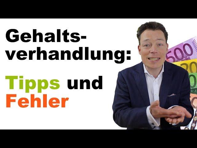 Gehaltsverhandlung: Die 7 größten Fehler (Gehaltserhöhung Gespräch) // M. Wehrle