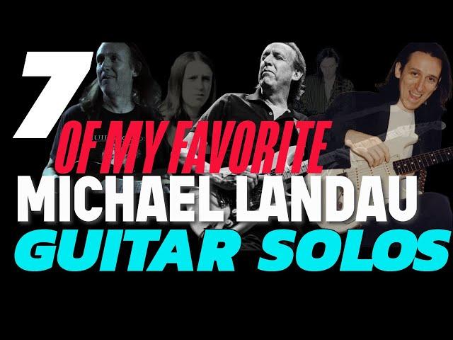 Seven of our FAVORITE Michael Landau guitar solos 