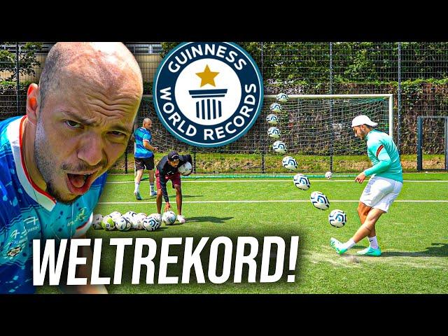 WIR BRECHEN OFFIZIELLE FUßBALL WELTREKORDE!!