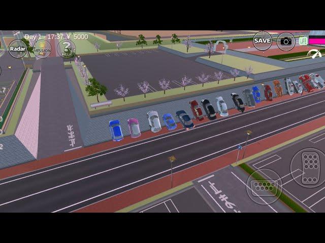 new style car parking in Sakura || sakura school simulator || #sakuraschoolsimulator #curtoon