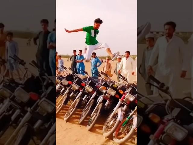 My most viral video jump 11 Bikes #asifmagsi #heropakistani #shorts #shortvideo #short