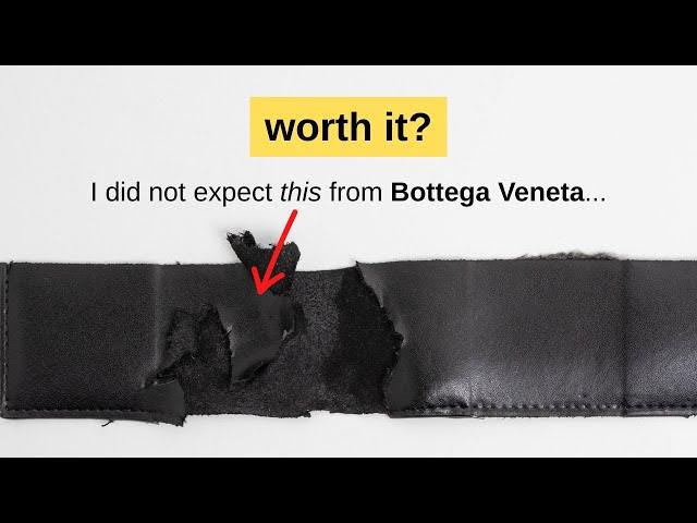 Bottega Veneta | I Did NOT Expect This | Leather Review & Wallet Deconstruction