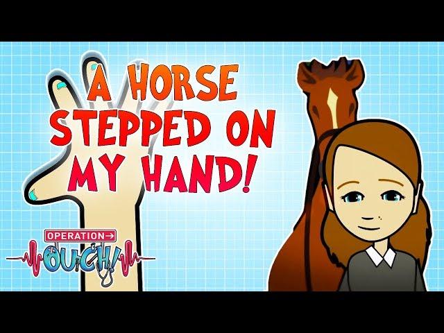 A Horse Stepped on My Hand! | Operation Ouch | Science for Kids