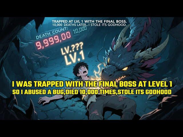 I Was Trapped with the Final Boss at Level 1. So I Abused a Bug,Died 10,000 Times,Stole Its Godhood