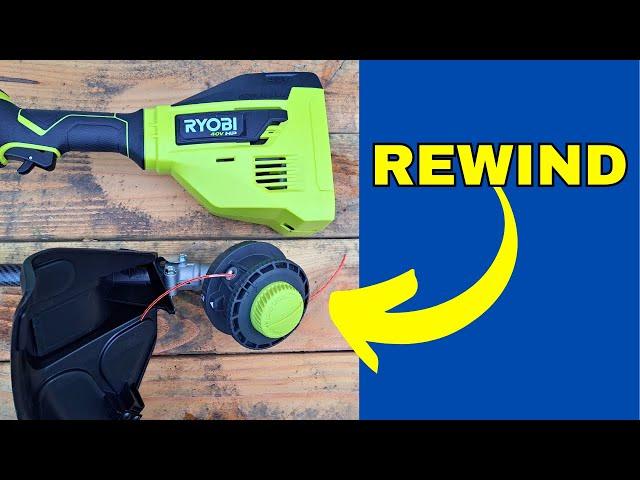 Easiest Way to Rewind Weed Eater String