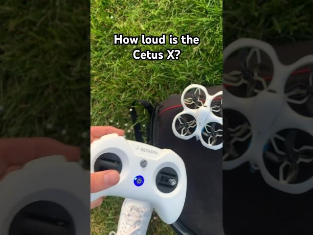 How loud is the the Cetus X fpv drone?  #drones #dronevideo #fpvdrone #fpv #fpvfreestyle #fpvlife