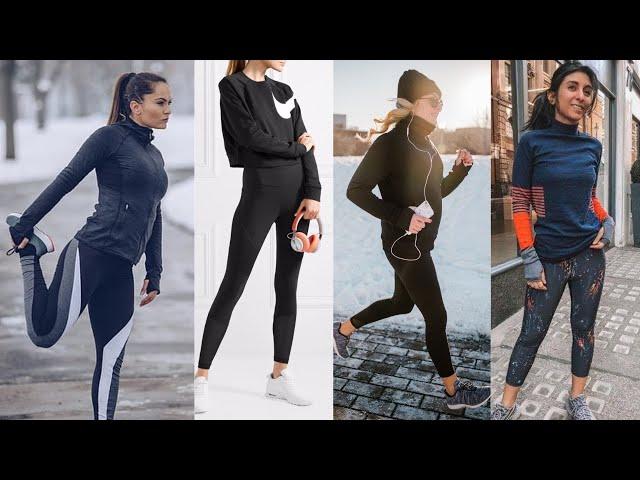 women's winter gym outfits - Women winter gym outfit ideas - Women Workout Winter Gym Outfit Ideas