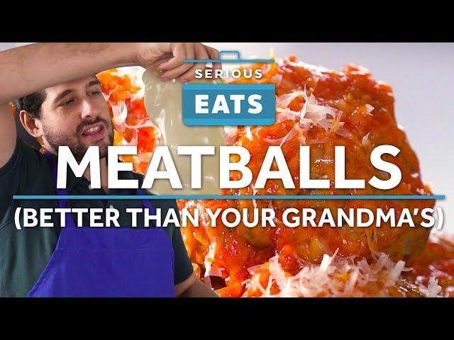 How to Make the Juiciest, Most Tender and Flavorful Italian-American Meatballs | Serious Eats