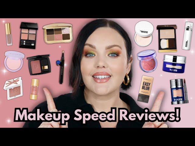 My Thoughts On A Lot of New Luxury Makeup | Makeup Speed Reviews!