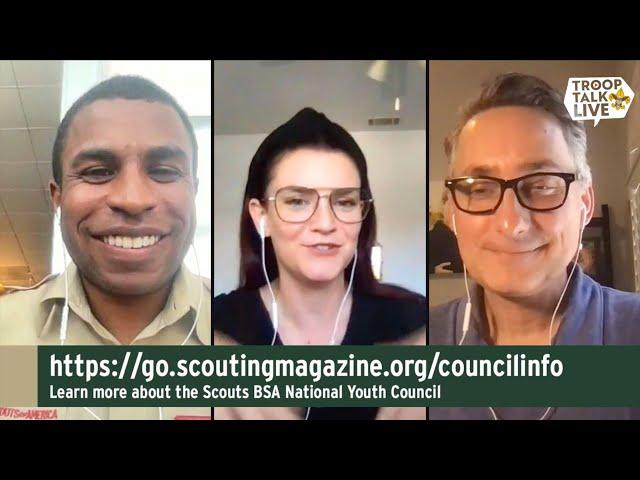 What's the Scouts BSA National Youth Council and how do Scouts apply?