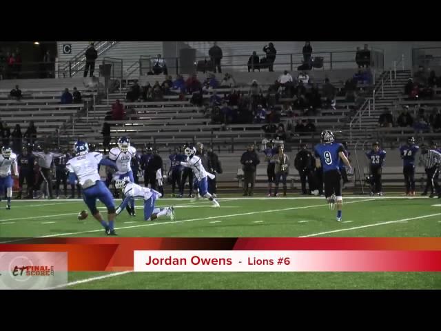 John Tyler's Jordan Owens Intercepts Pass From Mansfield