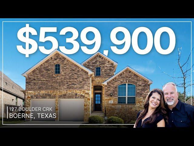 Take a Tour of This $549,000 Home at 127 Boulder Crk, Boerne, TX