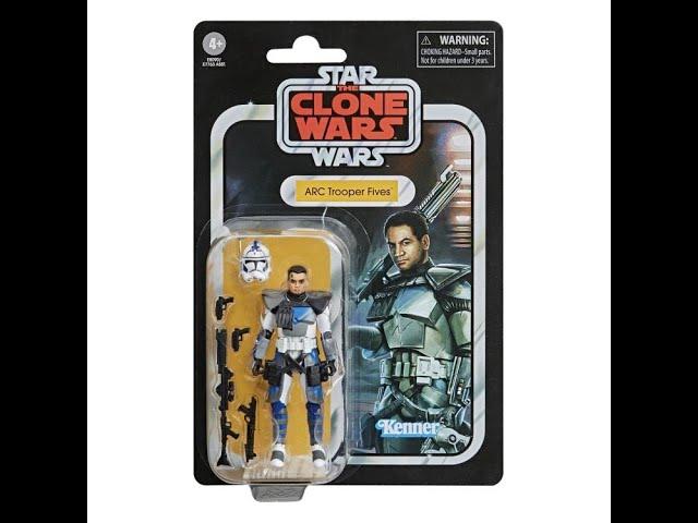 Star Wars Vintage Collection Arc Trooper Fives "CT-27-5555" (VC172) Action Figure Review.