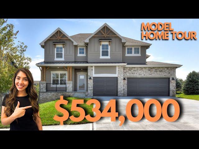 Stunning Model Home Tour in Omaha, Nebraska!