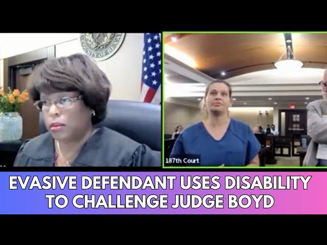 Evasive Defendant Uses Disability To Challenge Judge Boyd's Authority In Courtroom Showdown