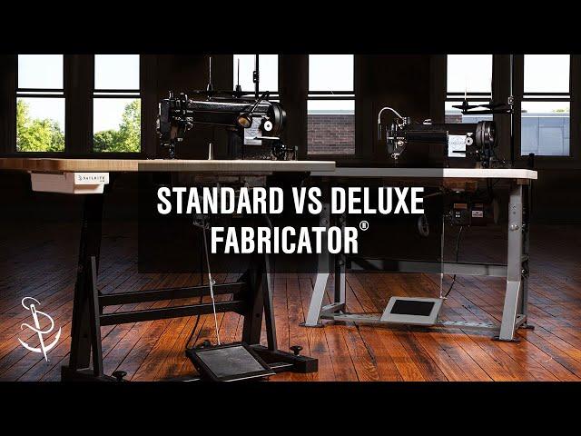 Comparing the Sailrite® Fabricator® Deluxe & Standard Sewing Machine Packages