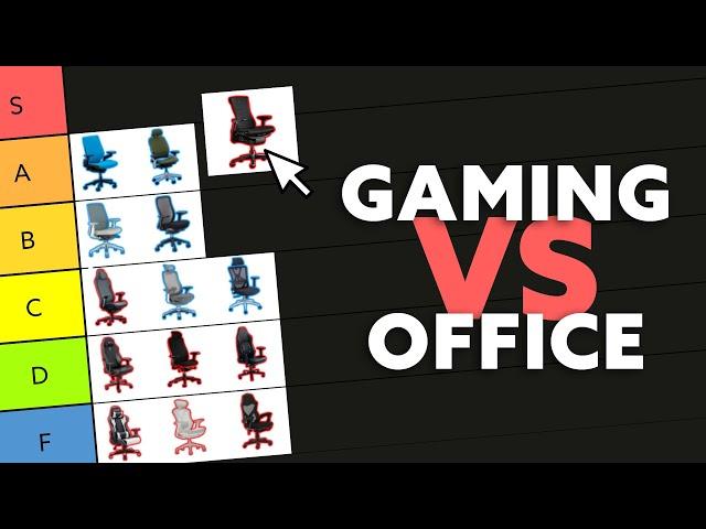 15 Gaming Chairs vs 15 Office Chairs