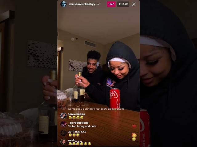 They Got Into it AGAIN! Another #IGLIVE Episode of #blueface & #chriseanrock PART 2