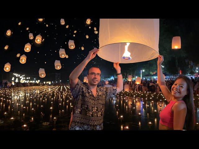 Our Chiang Mai Lantern Festival Experience | Chiang Mai Vlog 2023