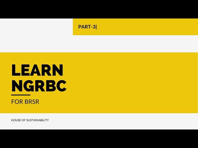 NGRBC - Part III