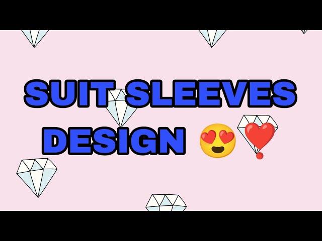 SUIT SLEEVES DESIGN️|| FASHION FLORA CREATIONS|| VIDEO - 32 || #fashion #sleevs #sleevsdrsign