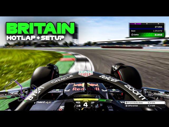 F1 23 SILVERSTONE HOTLAP + SETUP (1:24.739)