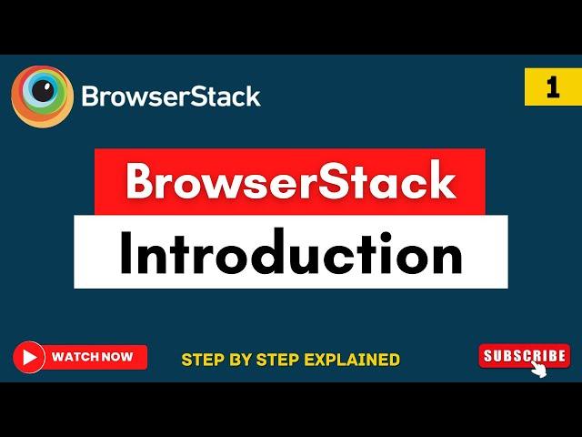 BrowserStack Introduction | Mobile Cross Browser Testing | BrowserStack Tutorial @Browserstack