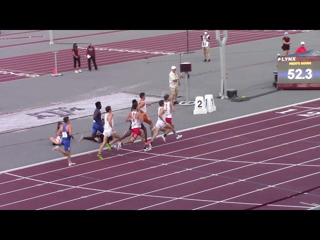 Deshay Fernandes and Chase Ruskin - Men 800m Prelim - 2021 SEC Outdoor Championships