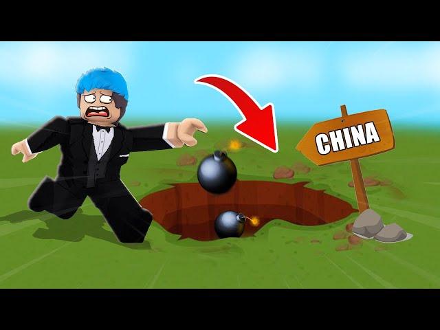 Dig to China | ROBLOX | DUMAAN AKO SA ILALIM NG LUPA AT LUMIPAD!