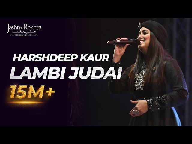 Lambi Judai | Harshdeep Kaur Live at Jashn-e-Rekhta