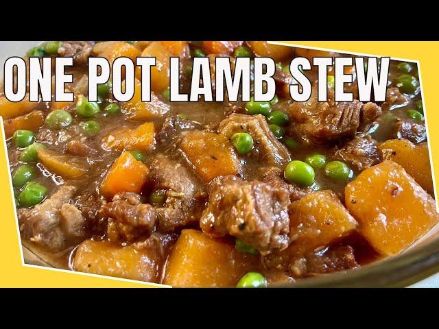 One Pot Lamb Stew / how to make easy Lamb stew / Stovetop Lamb Stew