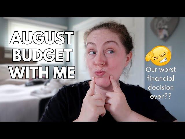 AUGUST BUDGET WITH ME // Our Worst Financial Decision Ever?? High Doctor Bills with Chronic Illness