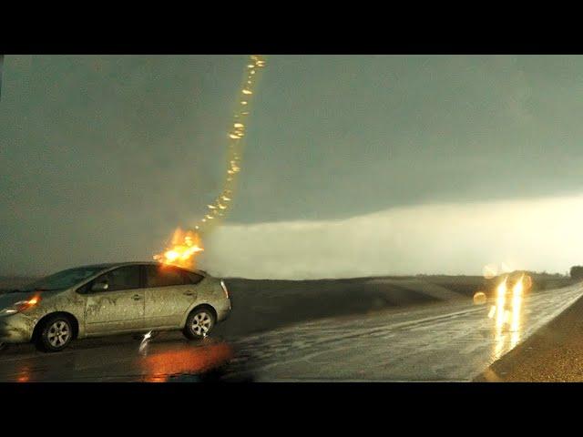 PRIUS STRUCK BY LIGHTNING!!!