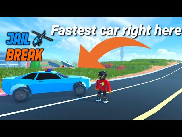 Why the camaro is the fastest vehicle in jailbreak