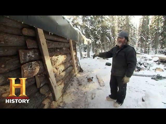 Mountain Men: Marty Bear-Proofs His Cabin (S4, E15) | History