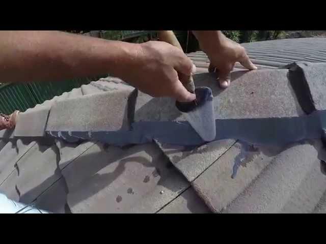 Roof Restoration Step - Re-pointing