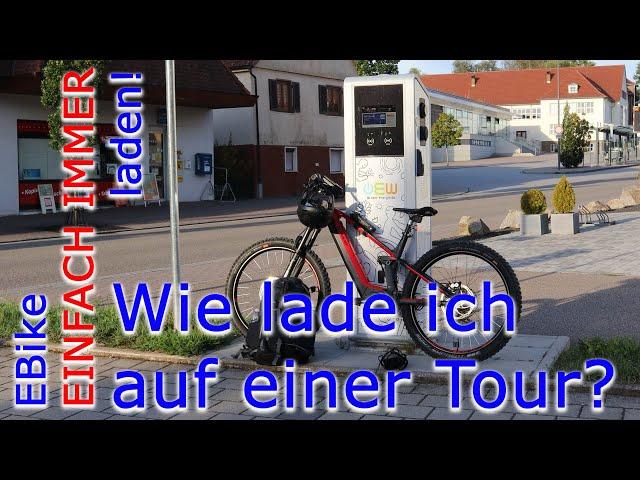 Wie plane ich Ladestops auf meiner eBike Tour...?