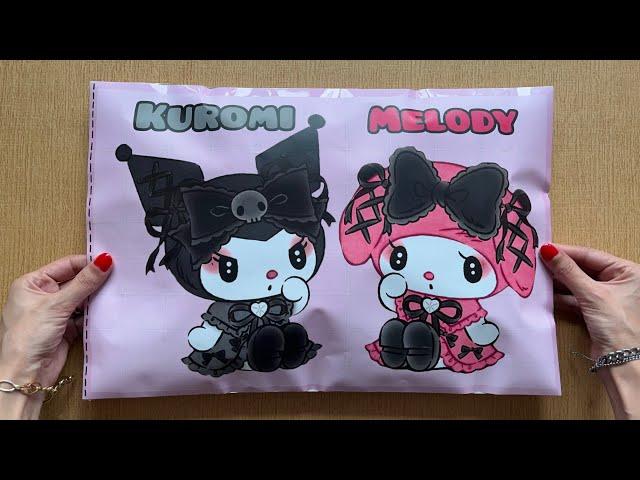 KUROMI and MELODY blind bags  ASMR  sanrio blind bag paper  NEKEN DANA