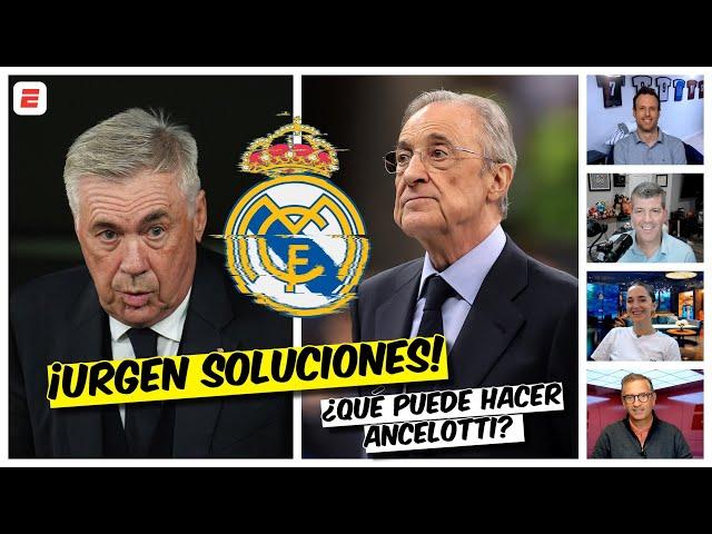 CRISIS INESPERADA EN REAL MADRID, a Carlo Ancelotti le urge encontrar soluciones | Exclusivos