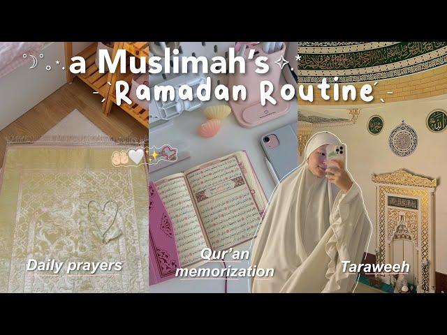 Ramadan Routine 2024| productive and motivating, balancing deen and dunya.