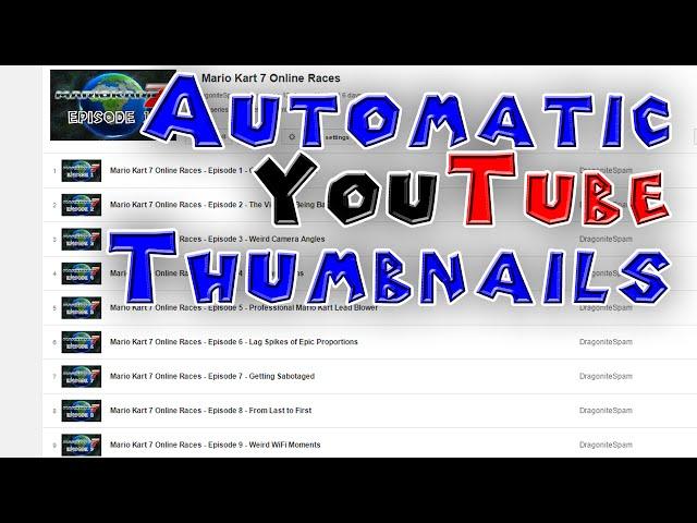 Automatic YouTube Thumbnail Generator