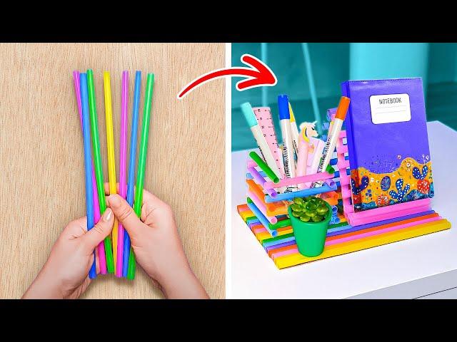 COOL SCHOOL STATIONERY IDEAS  SCHOOL HACKS & CRAFTS