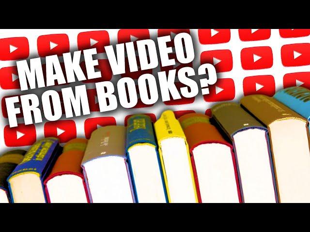 Can you LEGALLY make youtube videos from books?