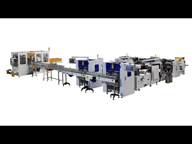 High speed transferring serviette tissue making machine production line