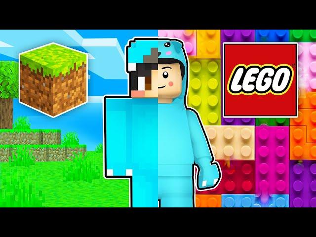 Minecraft BUT Everything Is LEGO!