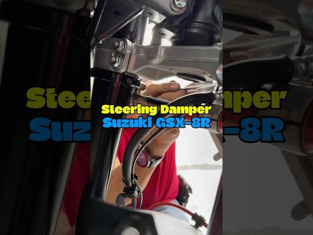Steering Damper - Suzuki GSX-8R #service #asmr #psc #premiumsportcycles #youtube #shorts #fyp #reels