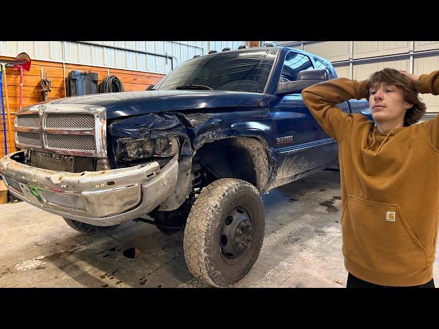 My Brother WRECKED The Truck I SUPRISED Him With!
