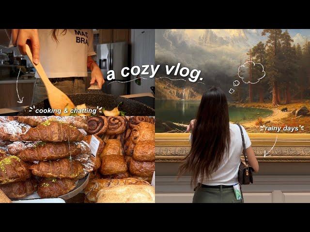 a cozy, rainy vlog ️ | life update and girl talk q&a: career plans and navigating confidence