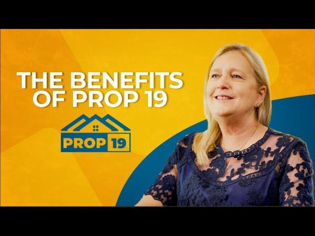 The Benefits of Prop 19 - Realtor Wende Schoof explains PROP 19