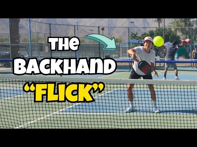 Learn the Backhand FLICK in 10 minutes (my FAVORITE shot!)